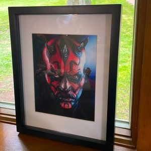 Star Wars framed and matted picture 15 x 12 frame